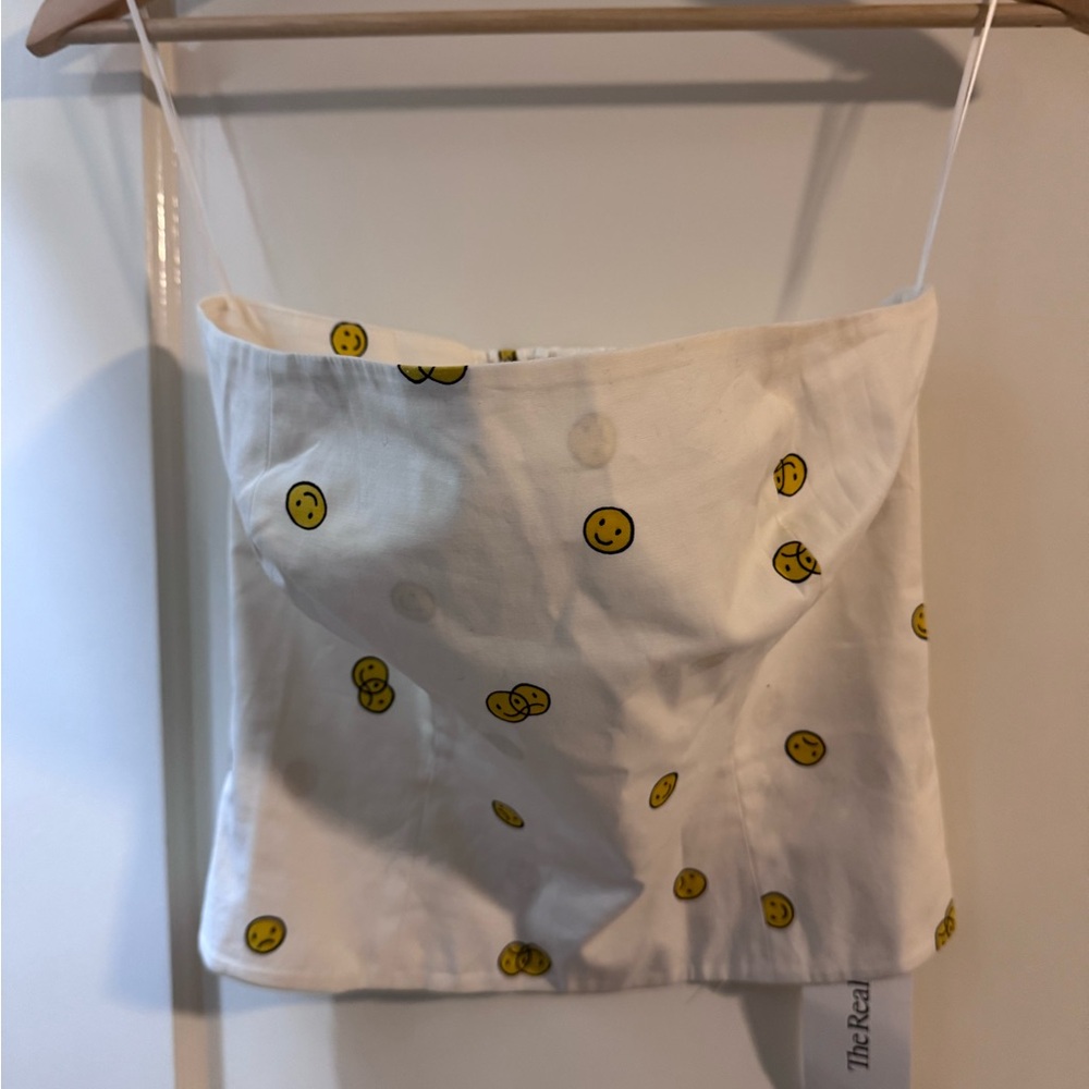 Reformation Printed Tube Top